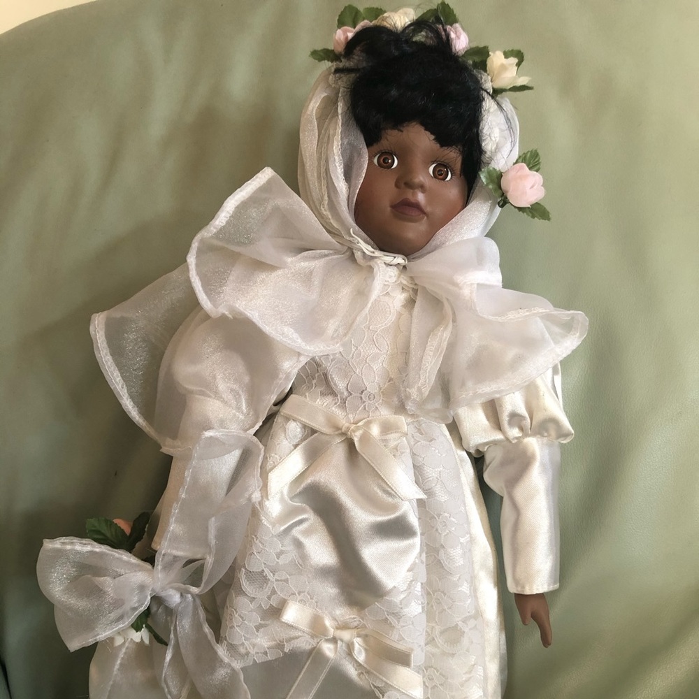 Porcelain bride doll